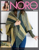 Noro Silk Garden Sock Solo striped green shawl