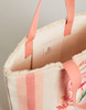 Spartina Canvas Beach Tote - Tropic Flamingo