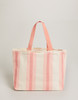 Spartina Canvas Beach Tote - Tropic Flamingo