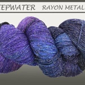 Blue Heron - Rayon Metallic - Deep Water