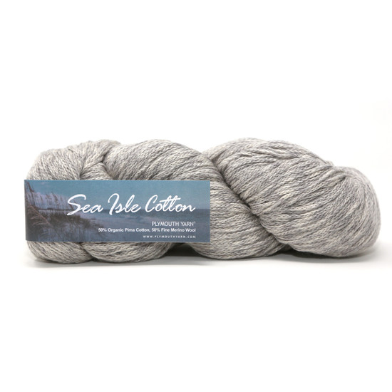 Single skein of Plymouth Yarn Sea Isle in color #8, oyster