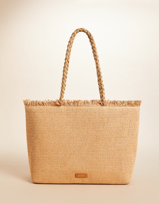 Spartina Woven Straw Tote - Hamilton Crab