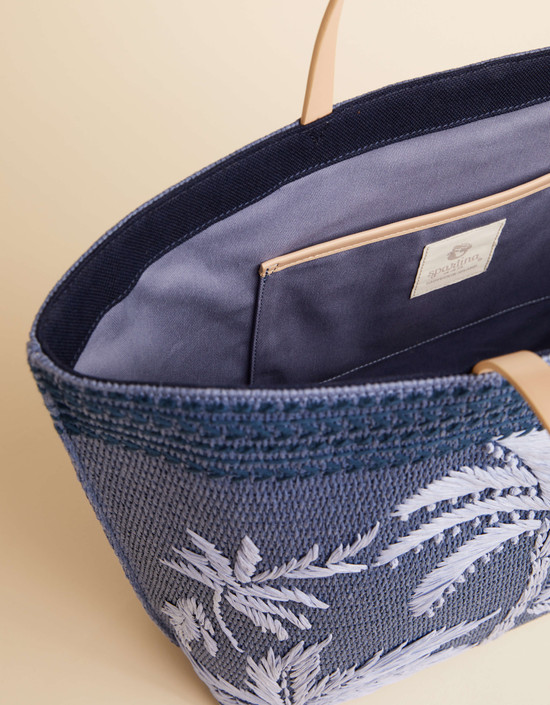 Spartina Beach Tote - Ogeechee Blue Palm
