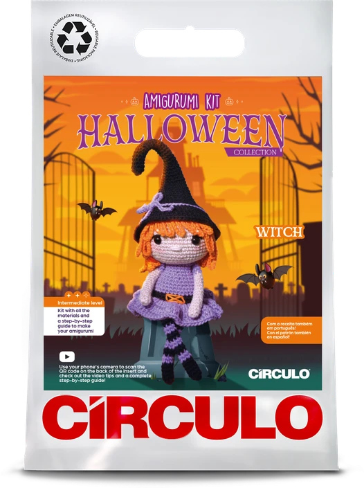 Circulo Amigurumi Kit - Halloween Collection Witch