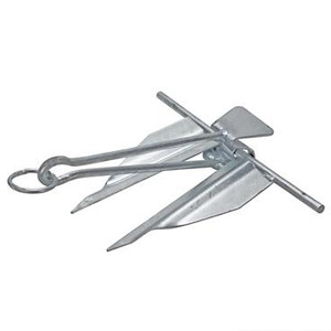 Extreme Max 3006.6515 BoatTector Galvanized Slip Ring Anchor - #13 / 6.5 lbs.