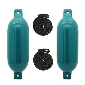 Extreme Max 3006.7593 BoatTector Inflatable Fender Value 2-Pack - 6.5" x 22", Teal Extreme Max 3006.7593 BoatTector Inflatable Fender Value 2-Pack - 6.5" x 22", Teal
