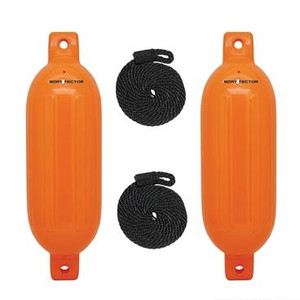 Extreme Max 3006.7596 BoatTector Inflatable Fender Value 2-Pack - 6.5" x 22", Neon Orange Extreme Max 3006.7596 BoatTector Inflatable Fender Value 2-Pack - 6.5" x 22", Neon Orange