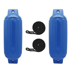 Extreme Max 3006.7559 BoatTector Inflatable Fender Value 2-Pack - 8.5" x 27", Blue Extreme Max 3006.7559 BoatTector Inflatable Fender Value 2-Pack - 8.5" x 27", Blue
