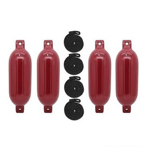Extreme Max 3006.7649 BoatTector Inflatable Fender Value 4-Pack - 6.5" x 22", Cranberry Extreme Max 3006.7649 BoatTector Inflatable Fender Value 4-Pack - 6.5" x 22", Cranberry