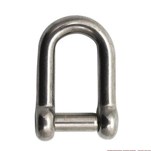 Extreme Max 3006.8396 BoatTector Stainless Steel D Shackle with No-Snag Pin - 5/16"