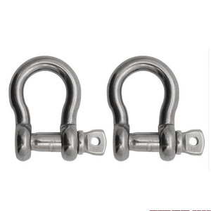 Extreme Max 3006.8312.2 BoatTector Stainless Steel Anchor Shackle - 1/4", 2-Pack