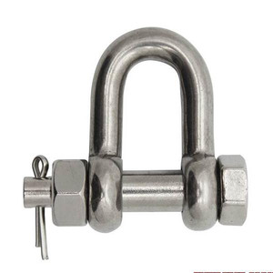 Extreme Max 3006.8363 BoatTector Stainless Steel Bolt-Type Chain Shackle - 1" Extreme Max 3006.8363 BoatTector Stainless Steel Bolt-Type Chain Shackle - 1"