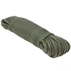 Extreme Max 3008.0475 OD Green Type III 550 Paracord Commercial Grade - 5/32" x 25'