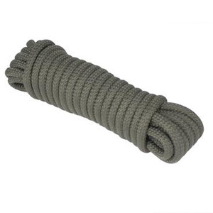 Extreme Max 3008.0436 16-Strand Diamond Braid Utility Rope - 5/8" x 25', OD Green