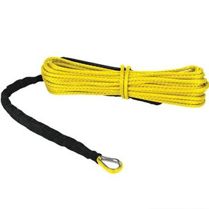 Extreme Max 5600.3200 "The Devil's Hair" Synthetic ATV / UTV Winch Rope - Yellow