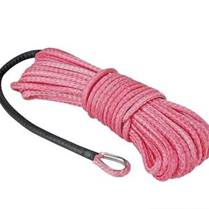 Extreme Max 5600.3221 "The Devil's Hair" Synthetic ATV / UTV Winch Rope - Pink