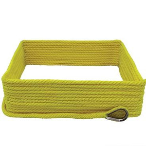 Extreme Max 3006.2659 Premium Solid Braid MFP Anchor Line with Thimble - 3/8" x 100', Neon Yellow