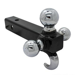 Extreme Max 5001.1367 Tri-Ball Trailer Hitch with Tow Hook