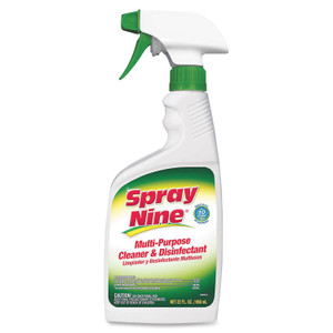 Spray Nine 26825 Heavy Duty Multi-Purpose Cleaner, Degreaser and Disinfectant - 22 oz. - 26825 Spray Nine 26825 Heavy Duty Multi-Purpose Cleaner, Degreaser and Disinfectant - 22 oz. - 26825