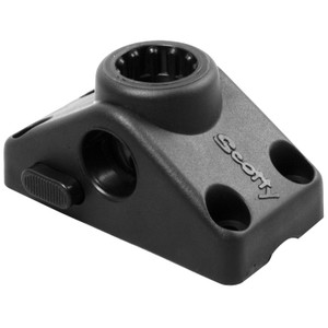 Scotty 0241L-BK Locking Combination Side/Deck Mounting Bracket - Black - 0241L-BK Scotty 0241L-BK Locking Combination Side/Deck Mounting Bracket - Black - 0241L-BK