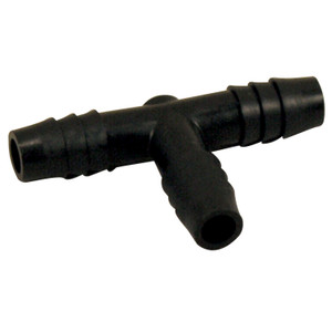 Midland Metal 33-429B Polyethylene Barb x Barb x Barb Tee - 3/8 in. x 3/8 in. x 3/8 in. - 33-429B