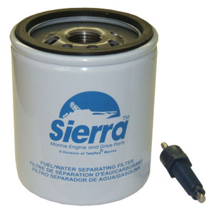 Sierra 18-7967 Fuel/Water Separator Fuel Filter for V6 EFI 1995-Earlier with Sensor - 18-7967