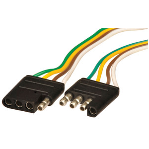 Sierra TC44054 Trailer Side 4 Pole Flat Connector - Each - TC44054