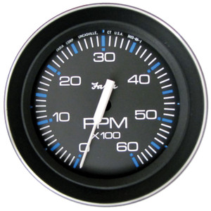 Faria 33004 Coral Tachometer (6000 RPM) Gas - 4", Black - 33004 Faria 33004 Coral Tachometer (6000 RPM) Gas - 4", Black - 33004