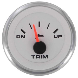Sierra 62550P Premier Pro Series - Trim Gauges (Outboard, I/O)4-Stroke 2002 and Up, White - 62550P
