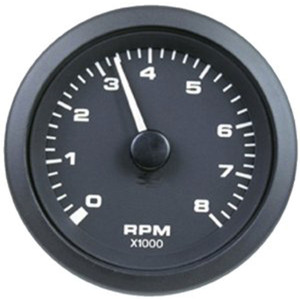 Sierra 62725P Black Premier Pro 3" Tachometer - 8K RPM - 62725P