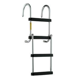 Garelick 12350 Eez-In Removable Folding Pontoon Boarding Ladder - 12350