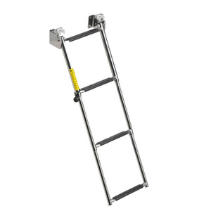 Garelick 19684 Telescoping Transom Ladder - 4-Step - 19684 Garelick 19684 Telescoping Transom Ladder - 4-Step - 19684