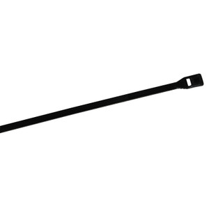 Cobra Global L8S0C Low Profile Cable Ties, 100 Pack - 8" Black, 55 lb. - L8S0C