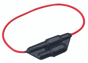 Sea-Dog 420565-1 Line Watertight Inline Dual Fuse Holder - 30 Amps, 10 Gauge Wire - 420565-1