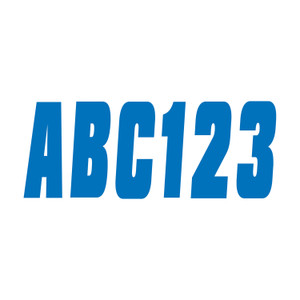 Hardline BLU350EC 350 Series 3" Letter/Number Kit - Solid Blue - BLU350EC Hardline BLU350EC 350 Series 3" Letter/Number Kit - Solid Blue - BLU350EC
