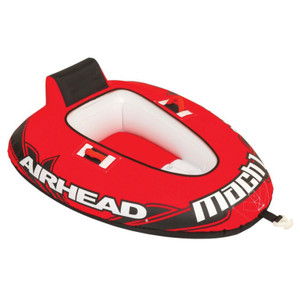Airhead AHM1-2 MACH 1 Inflatable Single Rider Towable Water Tube - AHM1-2 Airhead AHM1-2 MACH 1 Inflatable Single Rider Towable Water Tube - AHM1-2