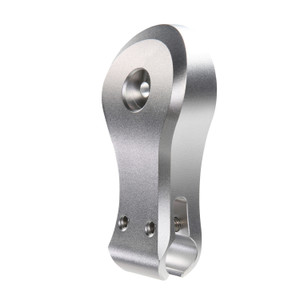 PTM Edge RTS-100 Rod-to-Scoop Adapter for VR-Series Mirrors - ElectroBright Aluminum - RTS-100 PTM Edge RTS-100 Rod-to-Scoop Adapter for VR-Series Mirrors - ElectroBright Aluminum - RTS-100
