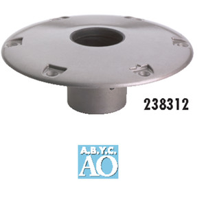 Attwood 238312-2 238 Series Aluminum Socket Base - 9" Round, Anodized - 238312-2 Attwood 238312-2 238 Series Aluminum Socket Base - 9" Round, Anodized - 238312-2