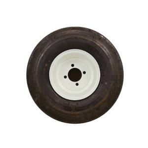 Americana Tire and Wheel 3H390 Economy Radial Tire and Wheel 20.5 x 8 x 10 C/5-Hole - White Standard Rim - 3H390 Americana Tire and Wheel 3H390 Economy Radial Tire and Wheel 20.5 x 8 x 10 C/5-Hole - White Standard Rim - 3H390