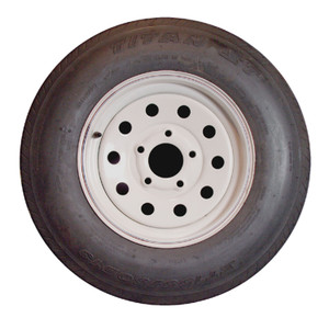 Americana Tire and Wheel 3S636 Economy Bias Tire and Wheel ST205/75D15 C/5-Hole - Painted Silver Modular Rim - 3S636 Americana Tire and Wheel 3S636 Economy Bias Tire and Wheel ST205/75D15 C/5-Hole - Painted Silver Modular Rim - 3S636