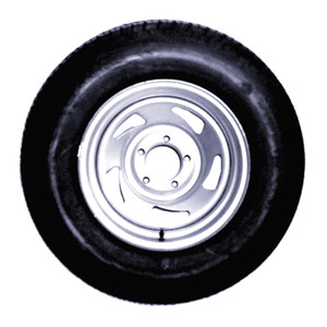 Badger Tire & Wheel AD12C5305SB-KJG Economy Bias Tire and Wheel 5.30 x 12 C/5-Hole - Painted Silver Directional Rim - AD12C5305SB-KJG Badger Tire & Wheel AD12C5305SB-KJG Economy Bias Tire and Wheel 5.30 x 12 C/5-Hole - Painted Silver Directional Rim - AD12C5305SB-KJG