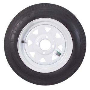 Badger Tire & Wheel WS1555W-JG White Spoke Rim 15 x 5, 5-Hole - WS1555W-JG Badger Tire & Wheel WS1555W-JG White Spoke Rim 15 x 5, 5-Hole - WS1555W-JG