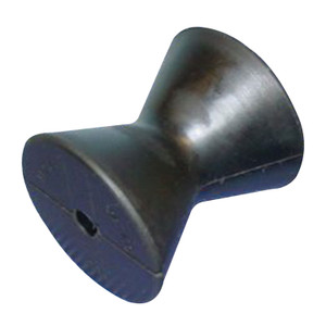 C.H. Yates 4174-4 Black Rubber Bow Roller - 4 in. x 0.5 in. - 4174-4