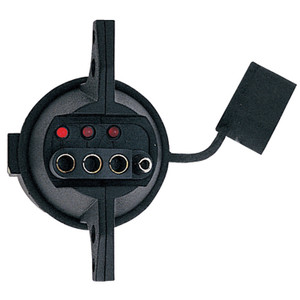 Hopkins 47345 7-Way Round to 4-Way Flat LED Adapter - 47345 Hopkins 47345 7-Way Round to 4-Way Flat LED Adapter - 47345