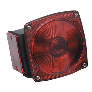 Optronics ST7RS Square Single Stud-Mount Stop/Turn/Tail Light - Left Side (License Light) - ST7RS