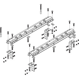B&W Trailer Hitches Patriot Fifth Wheel Rail Mounting Kit - Universal Rails - RVR3200 B&W Trailer Hitches Patriot Fifth Wheel Rail Mounting Kit - Universal Rails - RVR3200
