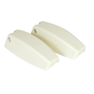 Camco 44163 Door Catch - Colonial White, Pack of 2 - 44163