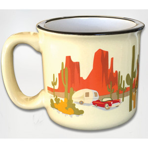 Camp Casual CC-004Y Ceramic Mug - Desert Dreamin' - CC-004Y Camp Casual CC-004Y Ceramic Mug - Desert Dreamin' - CC-004Y