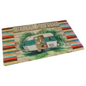 Drymate RVM1220HCR RV Dish Drying Mat 12" x 20" - Happy Camper - RVM1220HCR Drymate RVM1220HCR RV Dish Drying Mat 12" x 20" - Happy Camper - RVM1220HCR