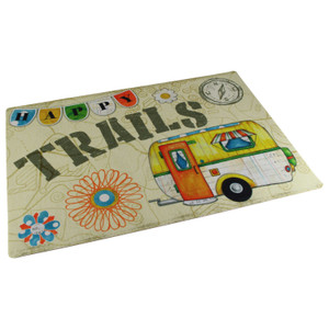 Drymate RVM1826HT RV Floor Mat 18" x 26" - Happy Trails - RVM1826HT Drymate RVM1826HT RV Floor Mat 18" x 26" - Happy Trails - RVM1826HT